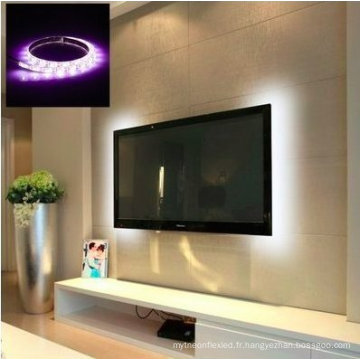 Intérieur 50 CM 1 M 2 M Flexible TV Fond D&#39;éclairage Bande 5 V 5050 3528 SMD IP65 Étanche RGB Chaud Frais Blanc USB LED Bande Lumière